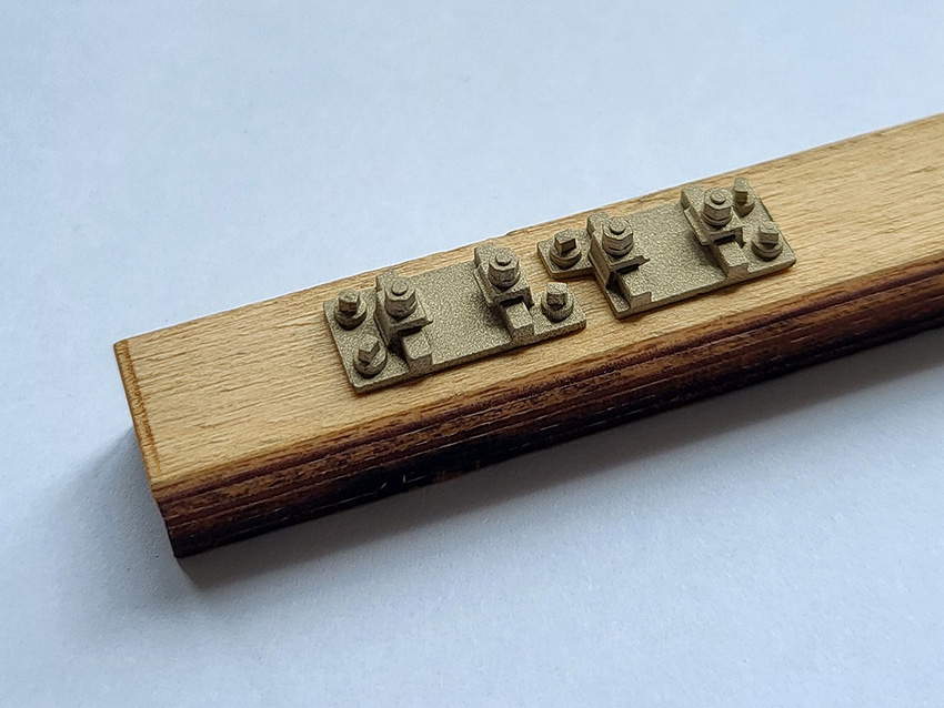 Rp16 - Sonderbauart, Kleineisen gerade für Code 250 Profil, 2 Stück, NG 2. 