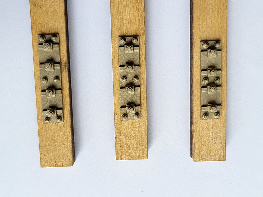 Rp Festpunkt Zunge, links, für Code 250 Profil, 3 Stück, NG 2.