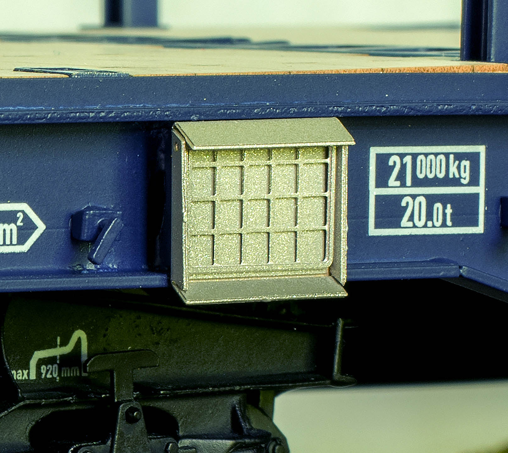 Zettelkasten für Güterwagen, UIC - Ausführung, zum öffnen, 1 Paar, NG 2