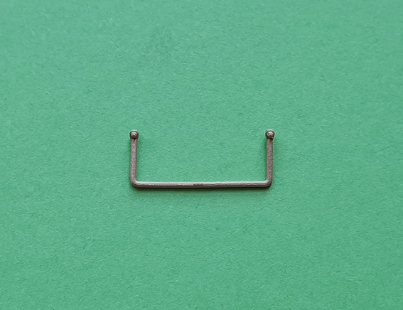 Griffstange, 19,5mm lang, abgewinkelt, z. Bsp. Wagentüren, 1 Paa